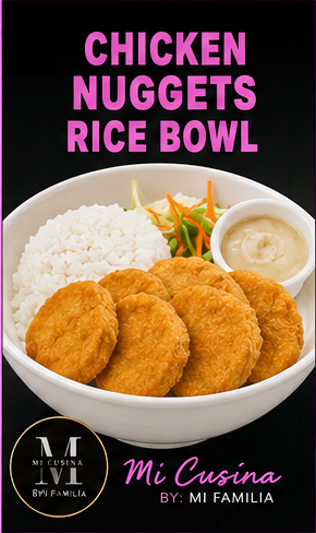 Chicken Nuggets Rice Bowl